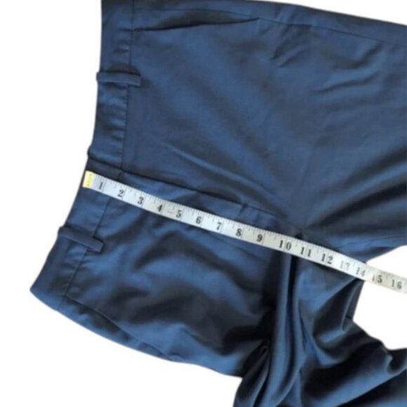 Frank & Oak navy blue classic-fit trousers size 41 - Picture 5 of 7